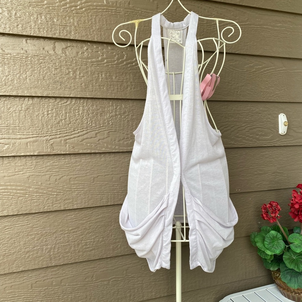 infinity chic vest light lavender with pockets